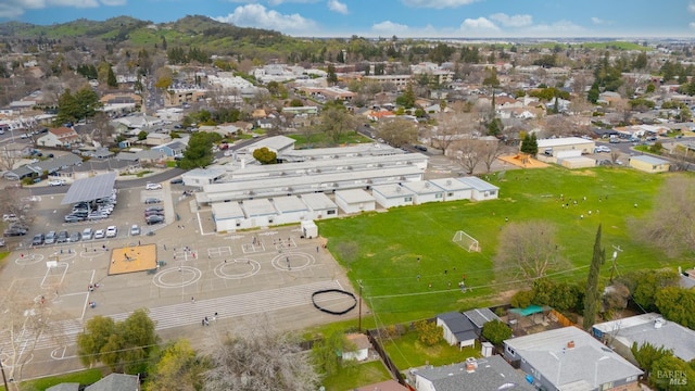 aerial view featuring a residential view