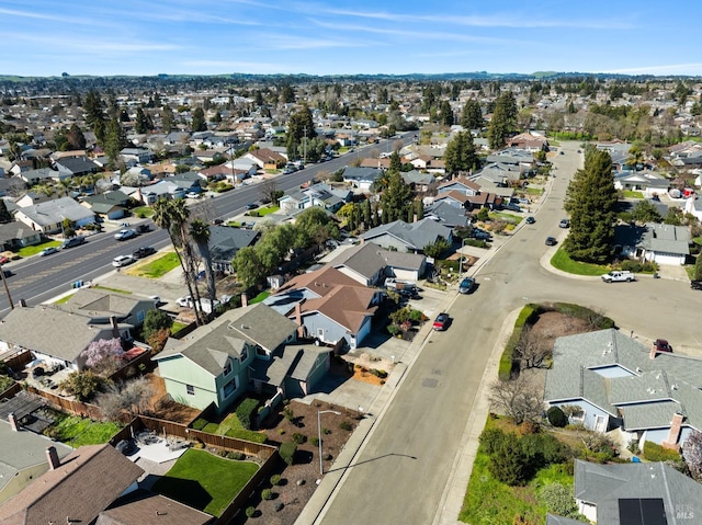 birds eye view of property featuring a residential view