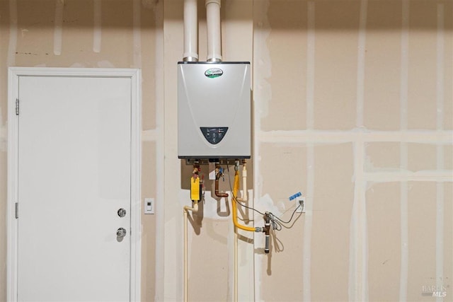 utilities with tankless water heater