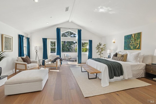1211 Grand Ave, San Rafael, CA 94901 - bedroom featuring wood finished floors and recessed lighting
