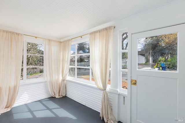 view of doorway to outside