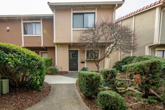 multi unit property with stucco siding