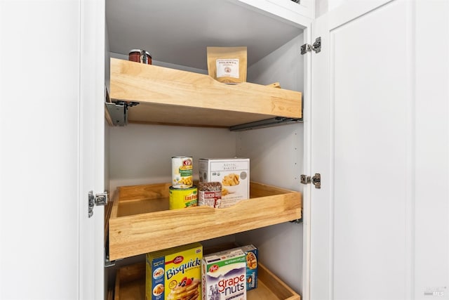 view of storage area