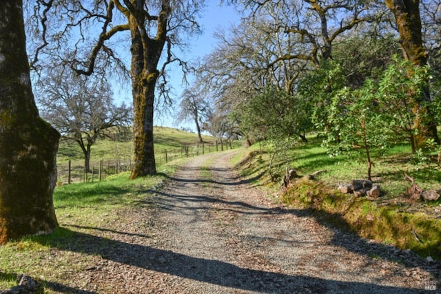 view of road