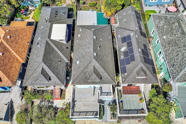 drone / aerial view featuring a residential view