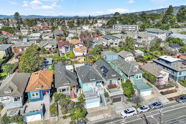 drone / aerial view featuring a residential view