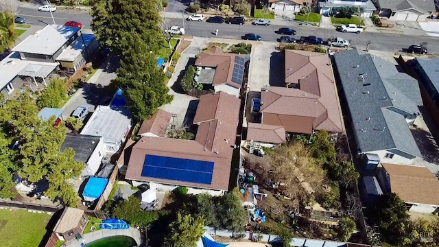 birds eye view of property featuring a residential view