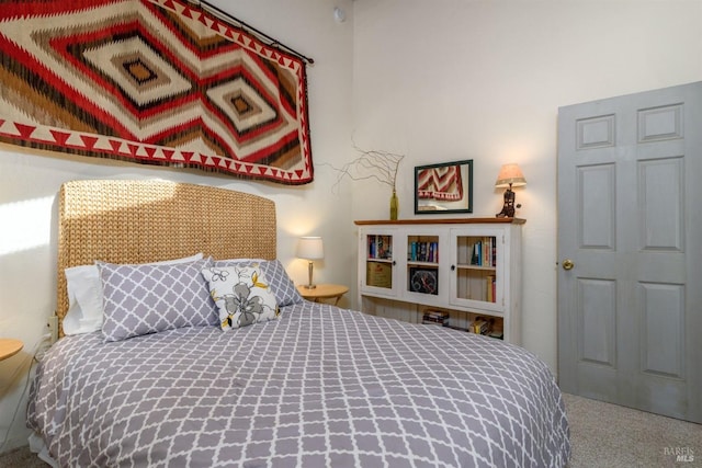 bedroom featuring carpet flooring