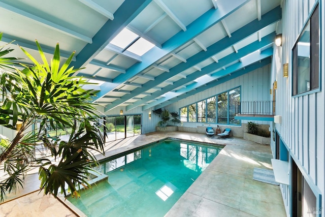 view of indoor pool