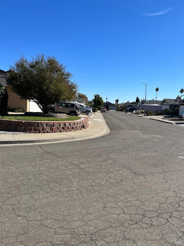 808 Pochard Way, Suisun City, CA 94585 - view of asphalt street with sidewalks, curbs, street lights, and a residential view
