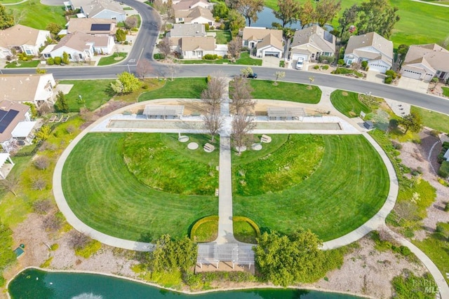 drone / aerial view featuring a residential view