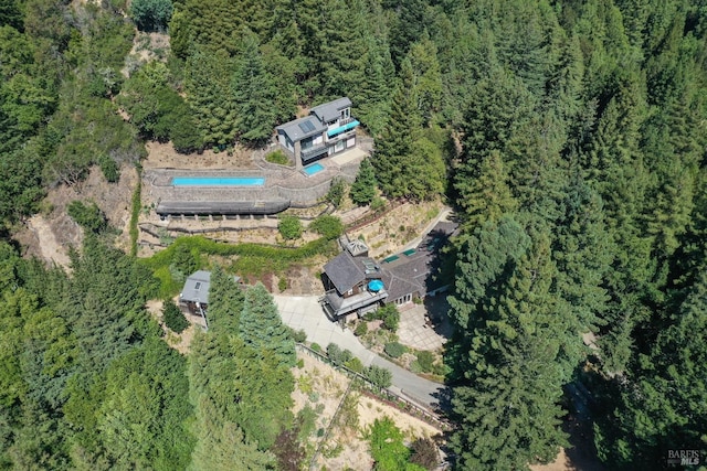 630 W Blithedale Ave, Mill Valley, CA 94941 - bird's eye view featuring a view of trees