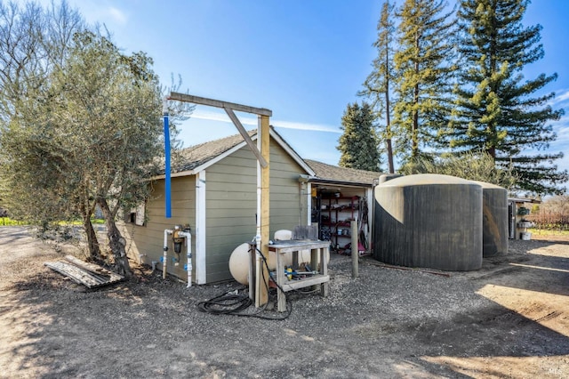 view of outbuilding