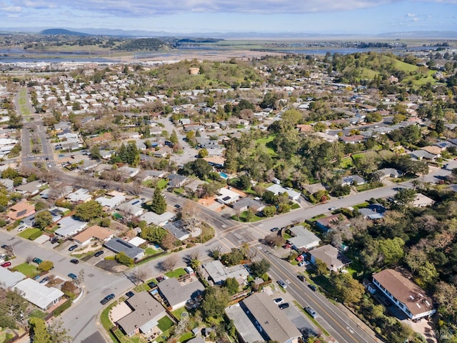 bird's eye view featuring a residential view