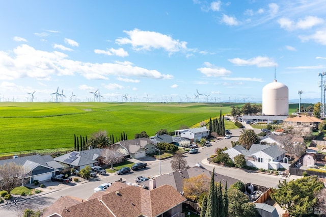 drone / aerial view featuring a residential view