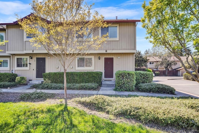 townhome / multi-family property with entry steps