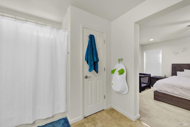 interior space with baseboards