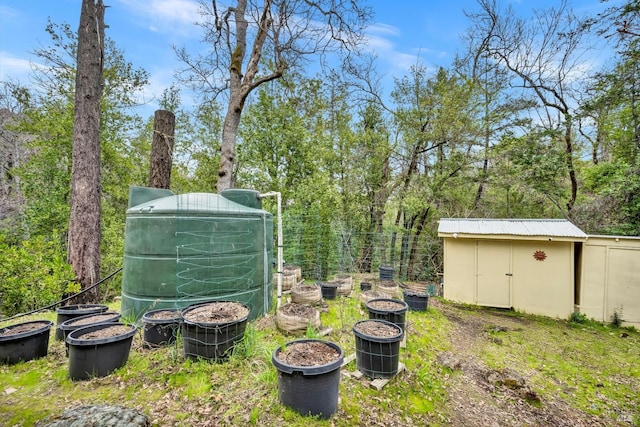 14031 Ettawa Springs Rd, Middletown, CA 95461 - view of yard with an outdoor structure and a shed