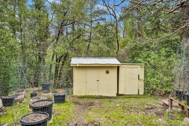 14031 Ettawa Springs Rd, Middletown, CA 95461 - view of shed featuring a garden