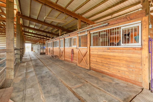 view of stable