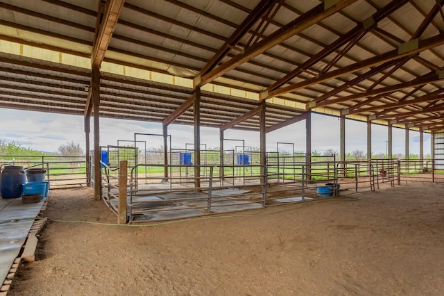 view of stable