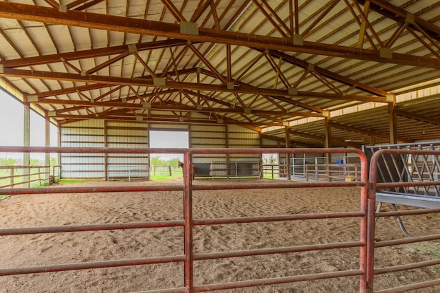 view of stable