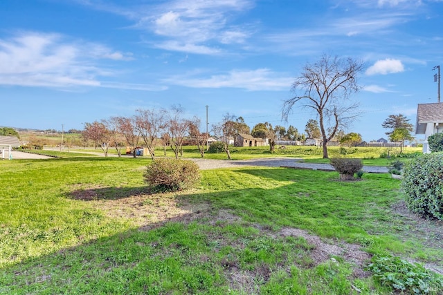 surrounding community with a lawn