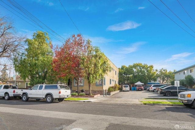 exterior space featuring uncovered parking