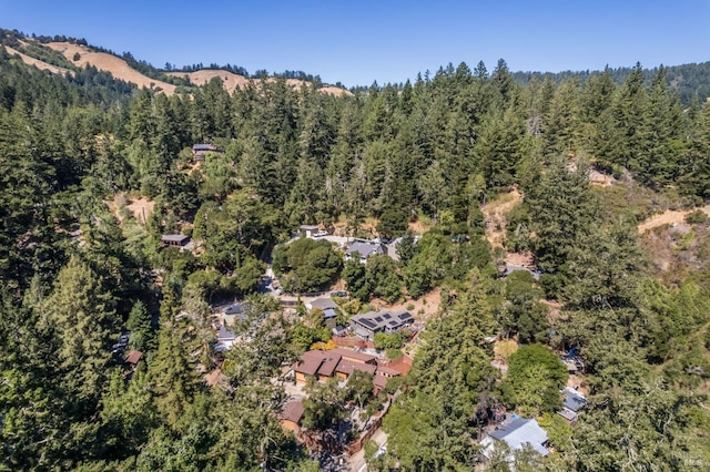 66 Alta Ave, Lagunitas, CA 94938 - drone / aerial view featuring a forest view