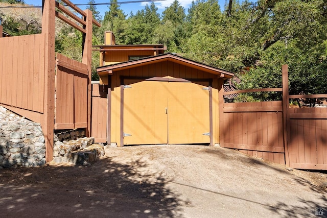 66 Alta Ave, Lagunitas, CA 94938 - exterior space featuring fence and a shed