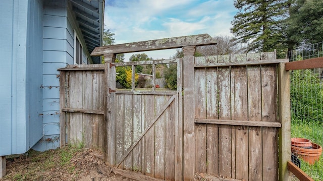 view of gate