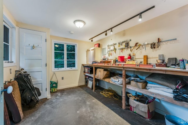 view of storage room