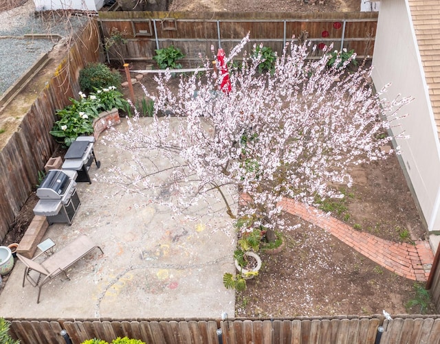 view of patio / terrace featuring a fenced backyard