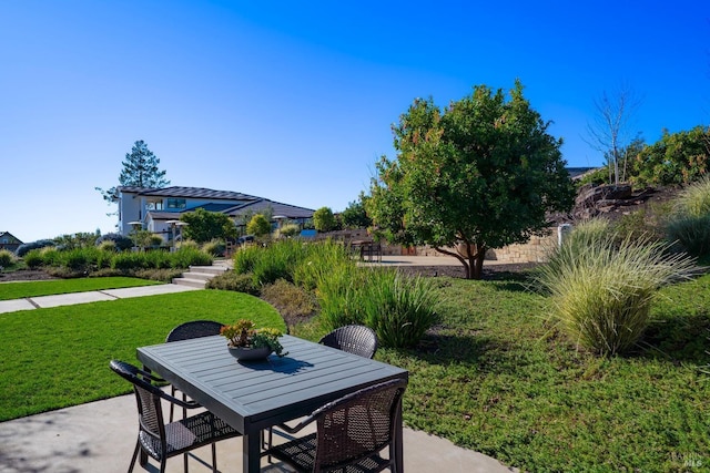 view of patio / terrace with outdoor dining space