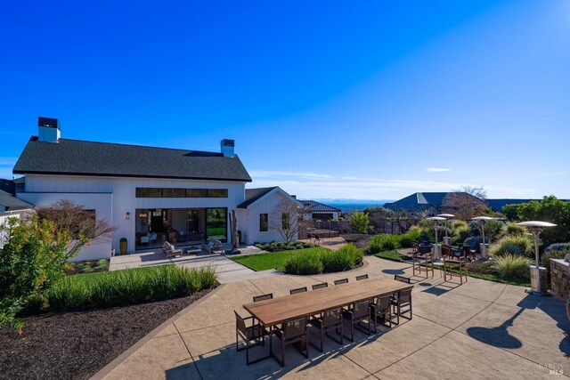 view of patio / terrace featuring outdoor dining space