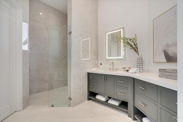 2350 Big Ranch Rd, Napa, CA 94558 - full bath with a tile shower and vanity