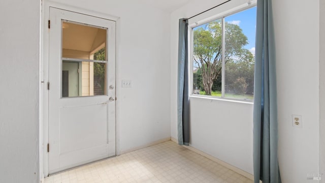 entryway featuring tile patterned floors