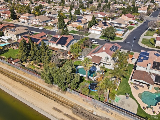 bird's eye view featuring a residential view