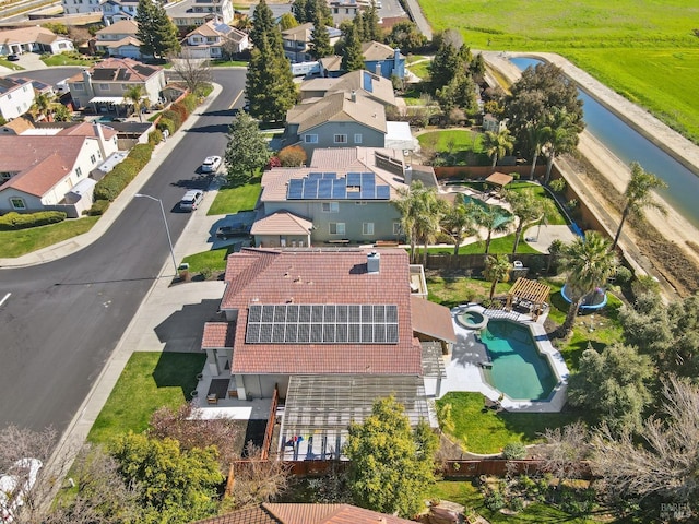 birds eye view of property featuring a residential view