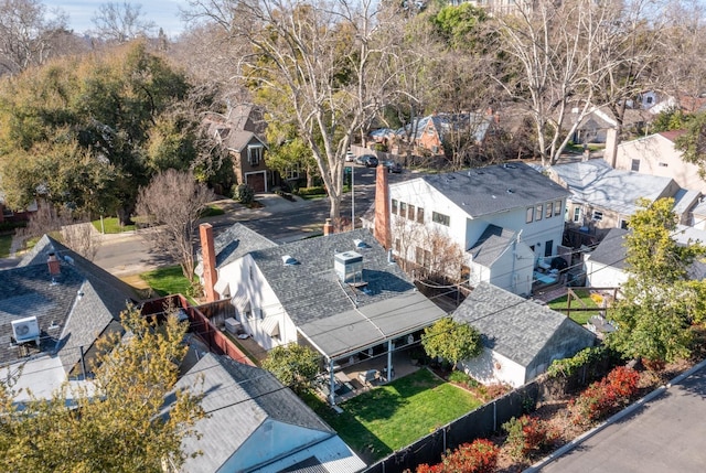 drone / aerial view featuring a residential view