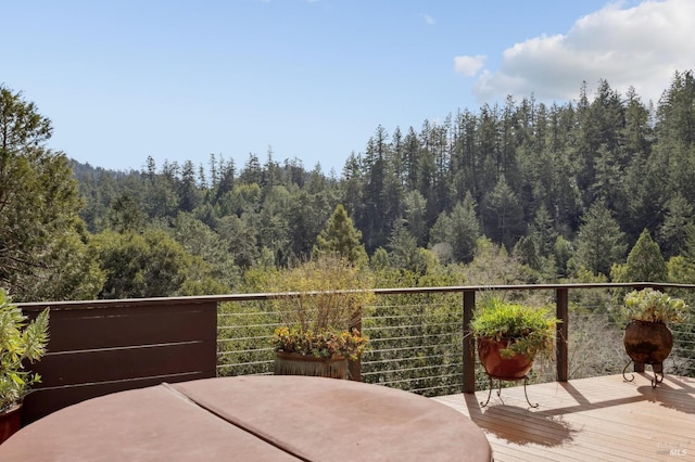 224 Arroyo Rd, Forest Knolls, CA 94933 - balcony featuring a wooded view