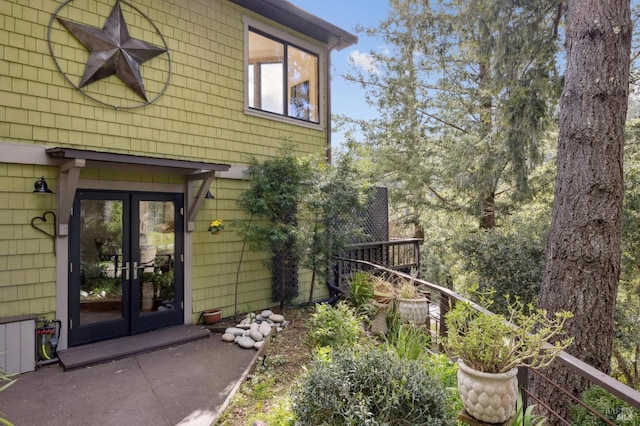 224 Arroyo Rd, Forest Knolls, CA 94933 - entrance to property featuring french doors