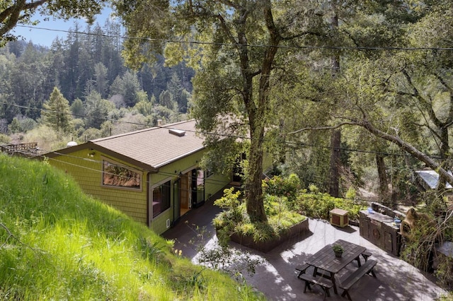 224 Arroyo Rd, Forest Knolls, CA 94933 - bird's eye view featuring a forest view