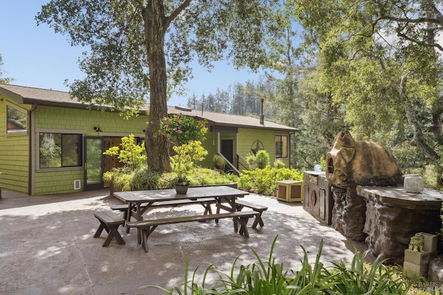 224 Arroyo Rd, Forest Knolls, CA 94933 - view of patio / terrace with outdoor dining space