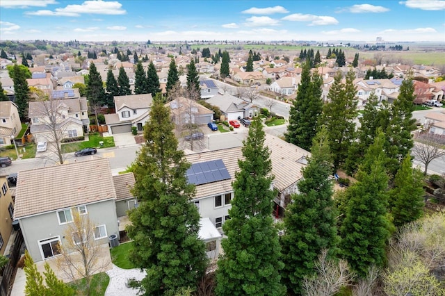 birds eye view of property featuring a residential view