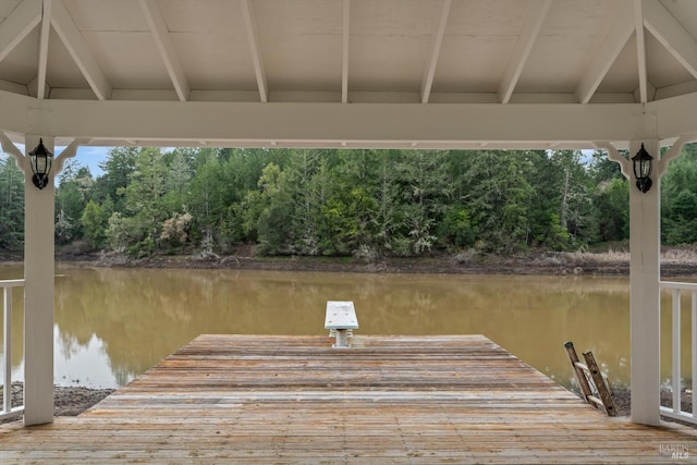 4630 Maddocks Rd, Sebastopol, CA 95472 - dock featuring a water view