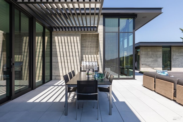 view of patio / terrace with outdoor dining area