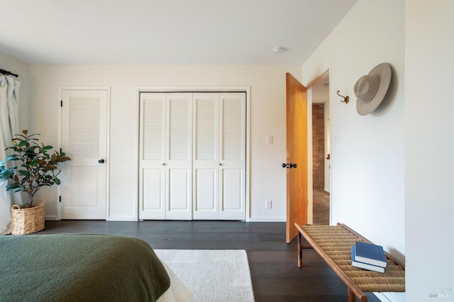 5 Madrone Ave, Woodacre, CA 94973 - bedroom featuring baseboards and dark wood-style flooring