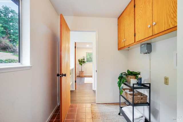 5 Madrone Ave, Woodacre, CA 94973 - hall with tile patterned floors and baseboards