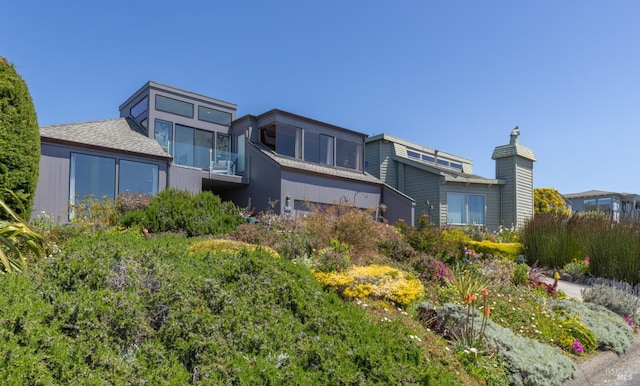 view of rear view of house